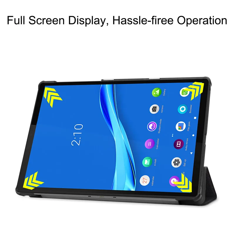 Чехол для Lenovo Tab M10 Plus FHD TB X606F X606X 2020 Магнитный кожаный чехол книжка планшета Funda