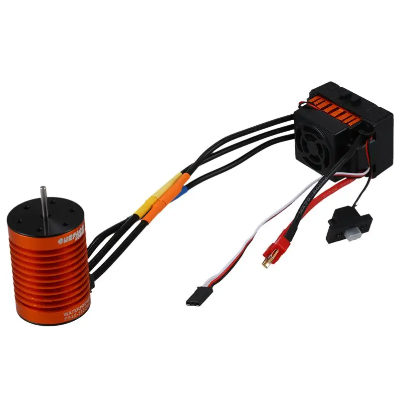 1//10 RC Car Part 4P F540 4370KV Sensorless Brushless Motor+45A ESC Combo Set