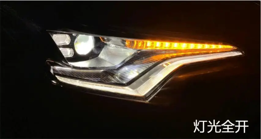 1 шт.~ 2019y Автомобильные фары для Toyota CHR CH-R CH R автомобильные аксессуары светодиод дневного света Противотуманные фары для CHR фары