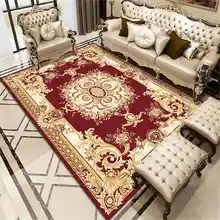 Домашние декоративные коврики в национальном стиле, ковры для гостиной, спальни, противоскользящие фланелевые напольные коврики, мягкий красный цветочный ковер для коридора
