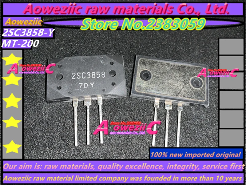 Aoweziic+ 100 импортный 2SA1494-Y 2SC3858-Y 2SA1494 2SC3858 2SA1494 MT-200 усилитель высокой мощности(1 пара