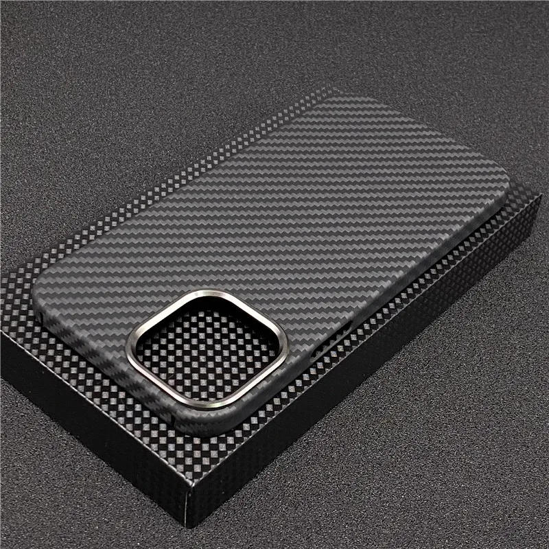 Pure Carbon Fiber Phone Case For iPhone 13 12 Pro Max Ultra-thin Aramid Fiber Phone Cover For iPhone 12 Mini iphone 13 pro wallet case