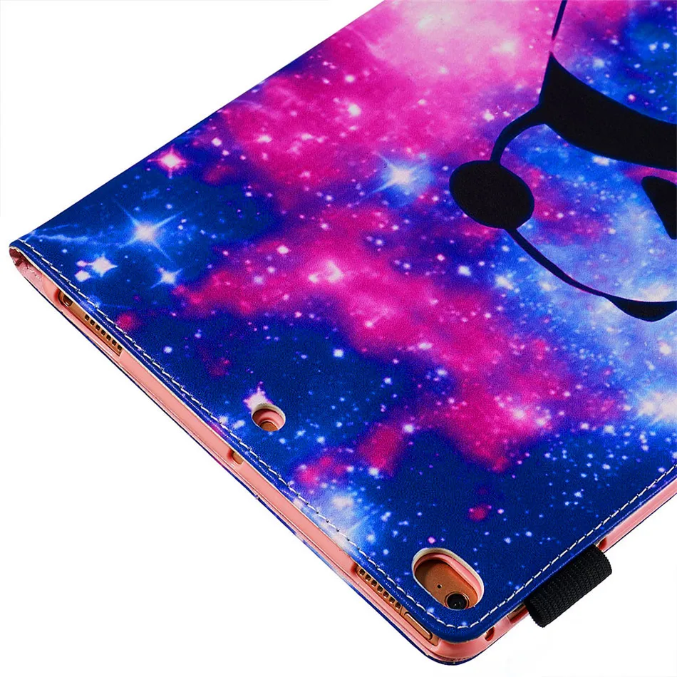 Из искусственной кожи для ipad 6th поколения A1954 чехол Funda смарт-чехол для ipad Air 1 2/ipad 9,7+ слот для карт карман+ Защитная пленка на экран