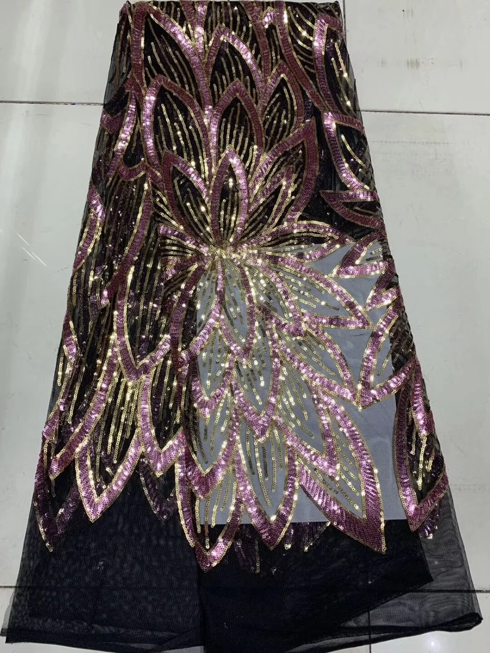 Последние французские нигерийские кружева ткани высокого качества Тюль Африканские кружева Ткань Свадебный Африканский французский Тюль Кружева YJ639 розовый