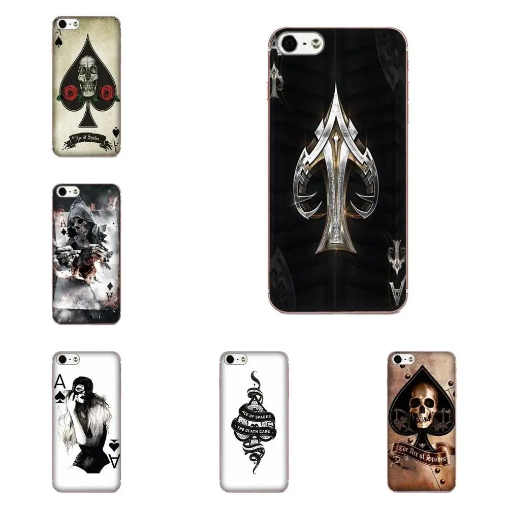 Ace Of Spades из набора игральных покерных карт для Galaxy Grand A3 A5 A7 A8 A9 A9S On5 On7 Plus Pro Star 2015 2016