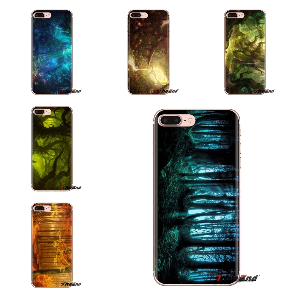 TPU Silicone Case Fantasy Forest HD Wallpaper For Huawei G7 G8 P7 P8 P9 Lite Honor 4C 5X 5C 6X Mate 7 8 9 Y3 Y5 Y6 II 2 Pro 2017 |