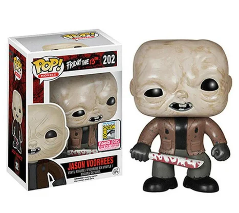 FUNKO POP Friday The 13th оригинальные виниловые игрушки Jason Voorhees Куклы Фигурки Коллекция brinquedos модель игрушки - Цвет: 202 with box