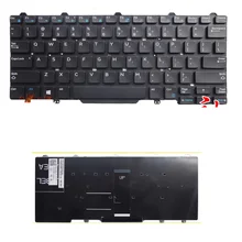 SSEA Ноутбук США клавиатура для DELL Latitde 3340 E3340 E5450 E7450