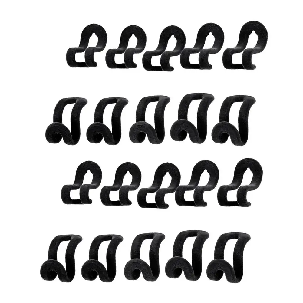 Laughhe Mini Flocage Crochets De Suspension, 40 Pièces Connecteur De Cintre Vêtements Cascade Crochets De Suspension, Crochets De Suspension En