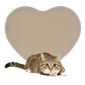 

Waterproof Pet Cat Litter Mat Foldable EVA Double-Layer Cats Mat Bottom Non-slip Pet Litter Cat Mat Layer Pet Litter Catcher Mat