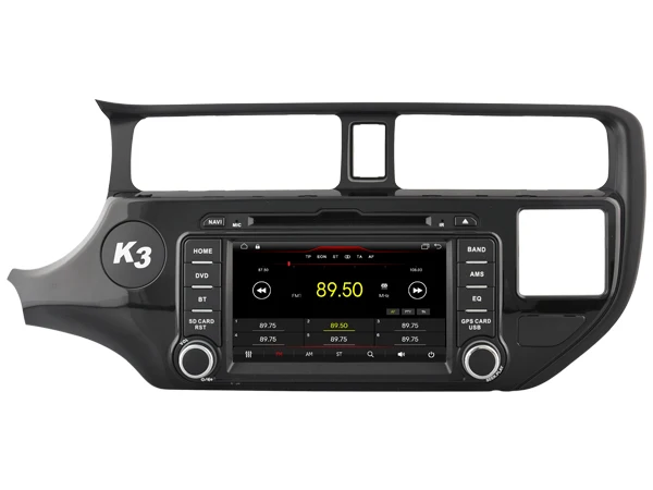 OTOJETA Автомобильный DVD Android 10,0 Автомобильный gps для KIA RIO K3 2012- 7 дюймов Автомобильный Радио мультимедийная лента рекордер bluetooth навигация