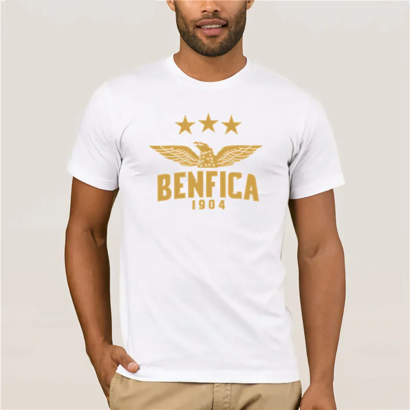 Мужские топы повседневная одежда Benfica Portugal футболки модные черные красные