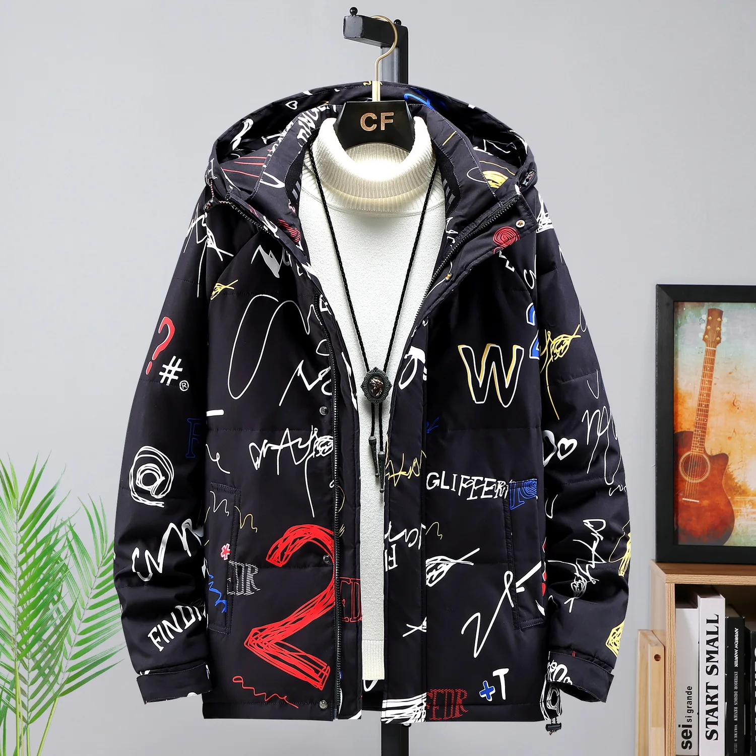 2022 Winter New Men's Hooded Down Jacket Youth Casual Man Jacket Warm Down Jacket Man's Winter Puffer Jacket Men Autumn Coat