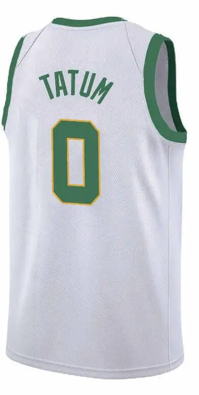 11 Kyrie Irvingly 0 Jayson Tatum JERSEY 20 Gordon hayard 7 Jaylen коричневые баскетбольные майки города