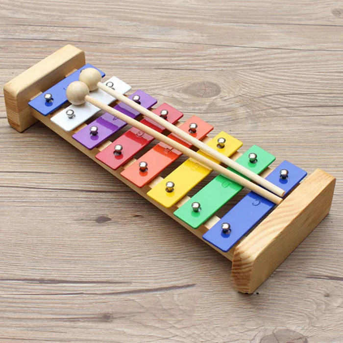 Недавно дети стук пианино клавишные 8 тон Красочные детская музыкальная обучающая игрушка BN99