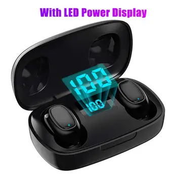 

L12 HIFI Wireless Headset Bluetooth 5.0 Dual Sports Headphone 3D Stereo Portable Magnetic with Charging Case