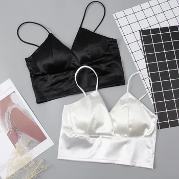 

Eight Buckle Beauty Back Wrap-around Beauty Back Camisole Base Underwear with Chest Pad Tube Top Bra