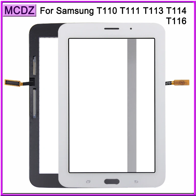 Сенсорный экран для samsung Galaxy T110 T111 T113 T114 T116 передняя часть обновления Сенсорная панель Замена сенсорного датчика