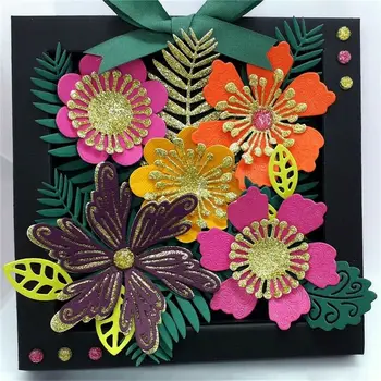 

Flower Leaf Metal Cutting Dies Cuts for Scrapbooking Card Making Embossing Craft