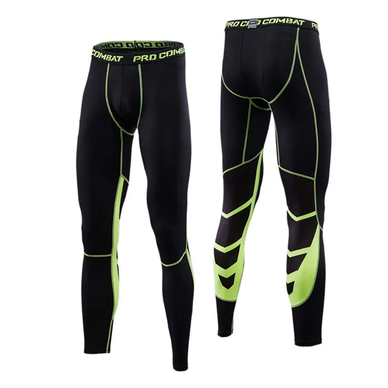 

Men Compression Pants Gym Fitness Sports Running Quick Drying Sports Fitness Training Tights Trousers For Running Sportswear