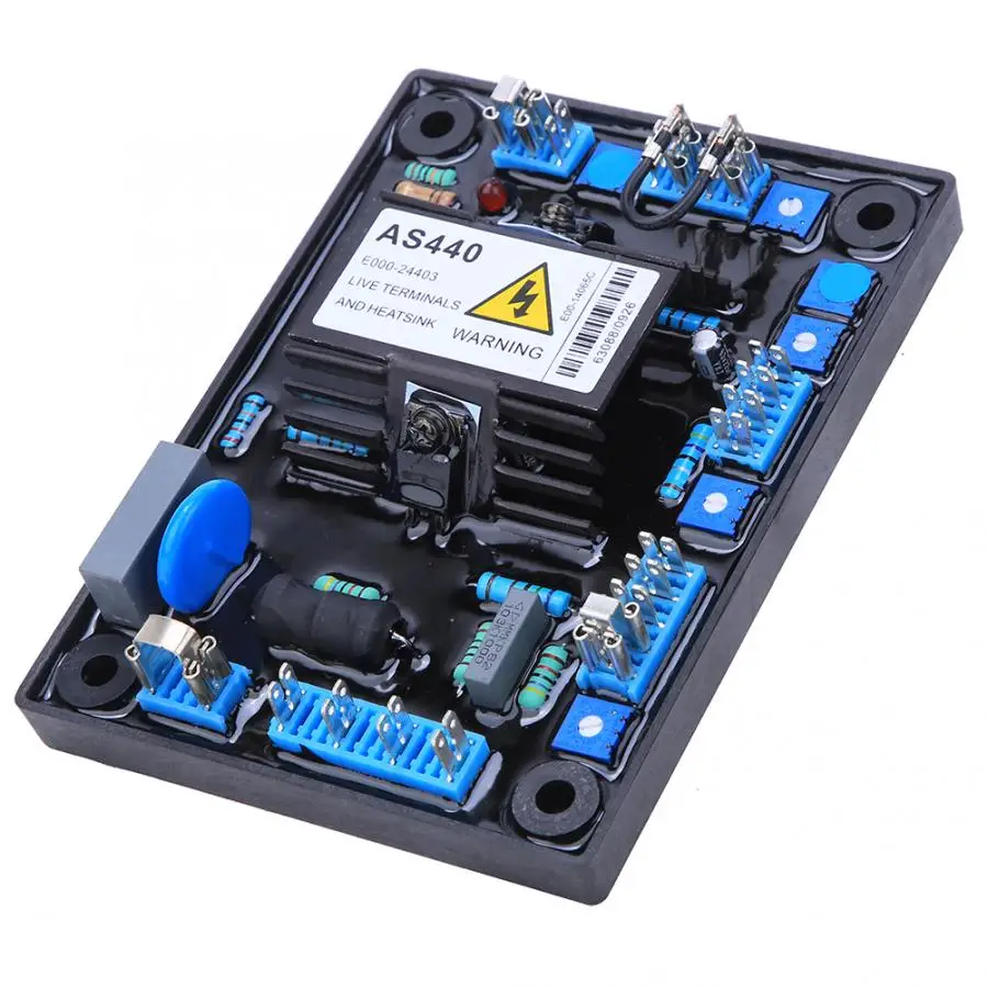 

AS440 AVR Generator Automatic Voltage Regulator Input AC 190-264V 4A Engine Voltage Regulator Generator Accessories and Parts