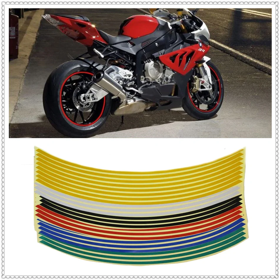 Motocycle Rim Reflective Sticker bike Decal 17'/18' Wheel For KTM Bajaj PulsaR 200 NS 1190 AdventuRe R 1050 RC8 Duke | Автомобили