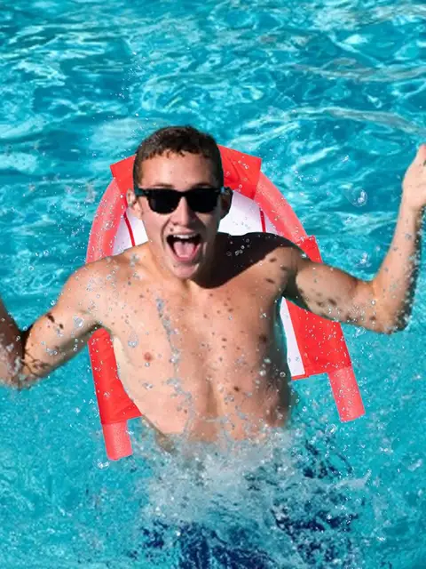 Adult Children Swimming Stick Floating Chair Water Board Floating Row Water Kick Board Floating Bed Water Recliner 4