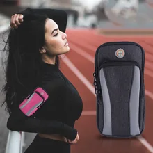 Спортивная сумка для бега от 4 до 6 дюймов, нарукавник для мобильного телефона, для спорта на открытом воздухе, для фитнеса, нарукавная повязка на запястье, водонепроницаемая, ткань Оксфорд, сумка на руку