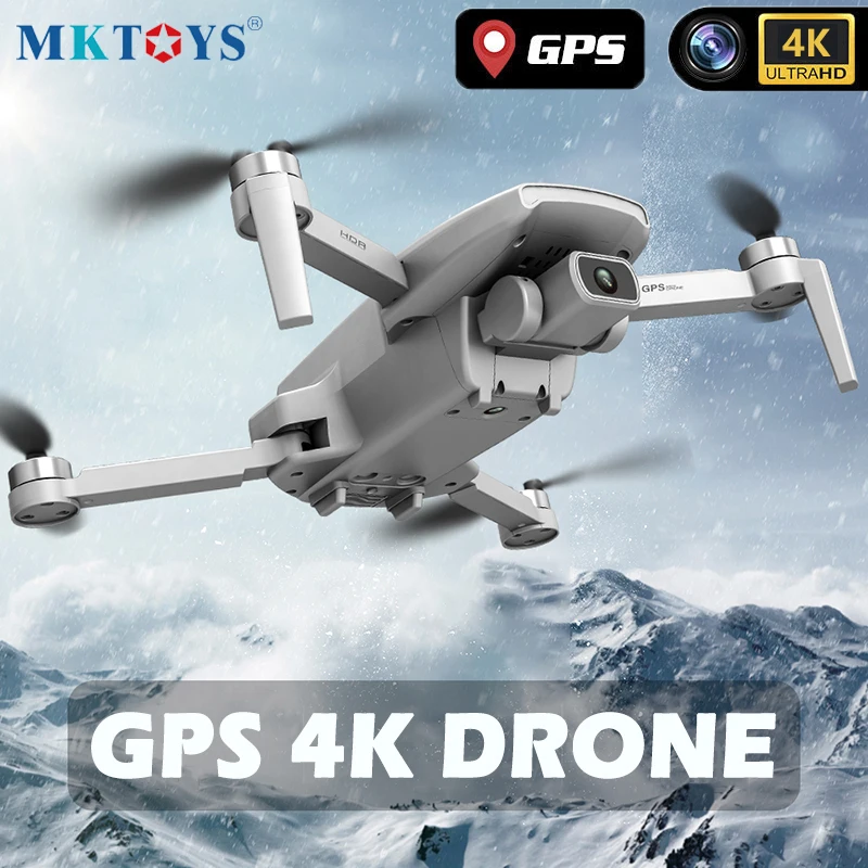 

MKTOYS GPS Drones with HD 4K Camera Follow Me FPV Quadcopter 25 Min Fly Time Brushless Foldable Selfie Dron VS F3 F4 FIMI SG108