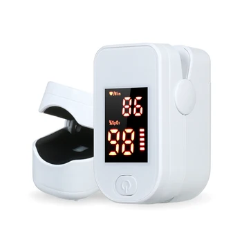

Fingertip Pulse Oximeter Pulse Oximeter 2-way Rotating LED Display 8s Quick Measure SpO2 Monitor Blood Oxygen Saturation Monitor