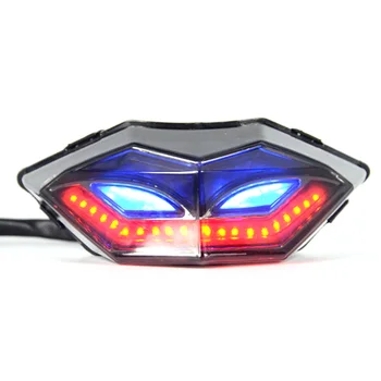 

For Kawasaki Ninja 250 300 EX300 Z250 Z300 Motorcycle LED Tailligh Tail Light Rear Lights Turn Signals Indicator Brake Light