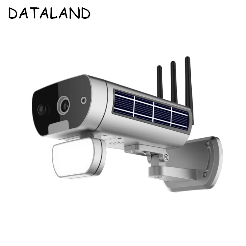 HD 1080P безопасности IP Камера Солнечный PIR Батарея наружная камера Wifi