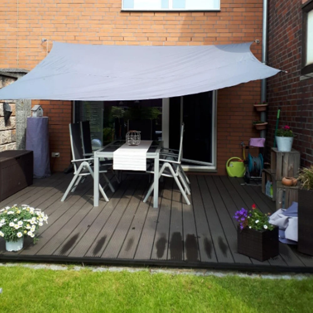 

Waterproof Sun Shelter Triangle Sunshade Protection Outdoor Canopy Garden Patio Pool Shade Sail Awning Camping Shade Cloth Large