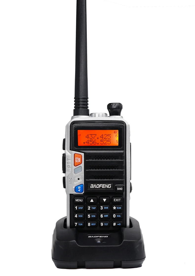 Обновленная рация Baofeng UV-5R UV 5R Pro 8 Вт высокомощный CB Ham радио двухдиапазонный УКВ двухстороннее радио UV-5R 10 км Comunicador