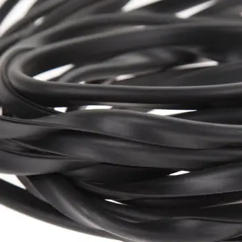 

Black Car Trim Strip Rubber U Shape Protector 5meters/16Feets Universal