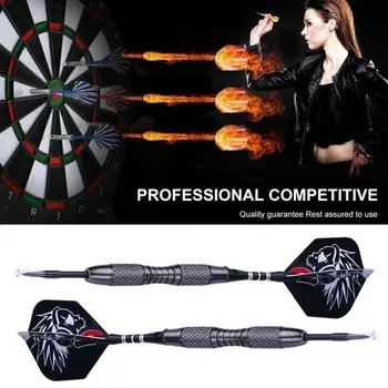 

3pcs Steel Tips Darts 22g Shafts Flight Harrow Point Wing Needle Barrel Throw