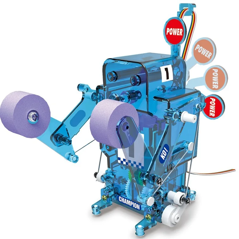 

Subscription Diy004 Self-Loading Electric Robot Children Assembled Boxing Robot Models Toy