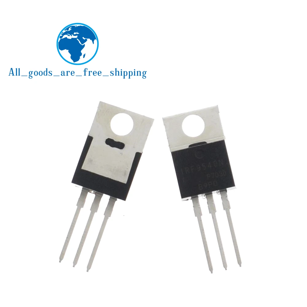 2X (10 X IRF9540 P-Channel MOSFET Di Alimentazione 23A 100V TO - Foto 2