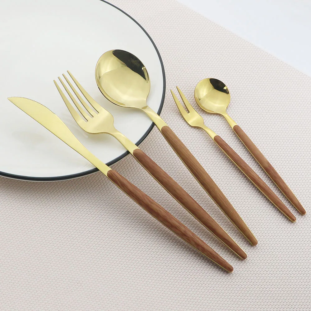5Pcs Gold Pointed