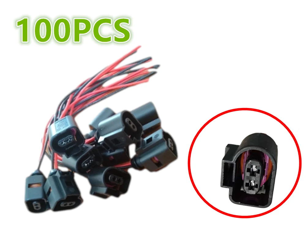 

100x 2 Pin Connector Plug Wire For Volvo FH/FM/FL For Scania Heavy Truck Side Marker Lights Clearance Lamps Sun Visor Light