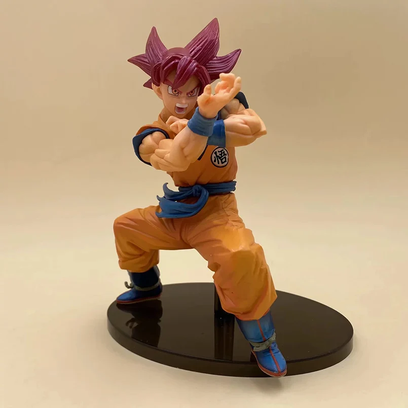 Японское аниме Dragon ball Z Gogeta goku Piccolo ПВХ Фигурки игрушки синие волосы красные