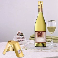 Позолоченная пробка для шампанского, технология уплотнения, гладкая закругленная кромка, энергосбережение, анти-отпечаток пальца металла, сделать шампанское Sh