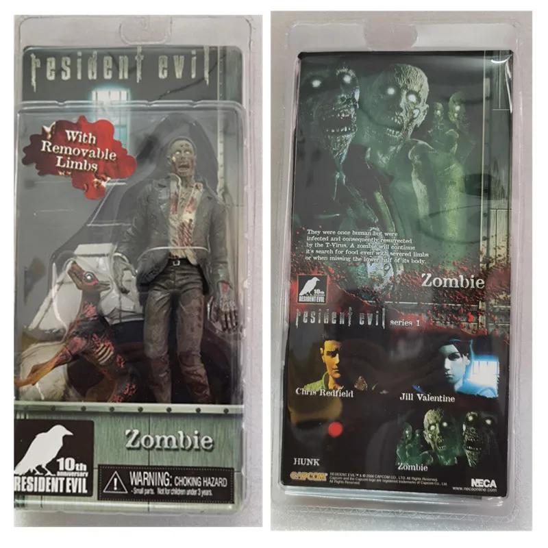 Фигурка зомби resident ----- evil 10th ПВХ экшн-фигурка Коллекционная модель игрушка