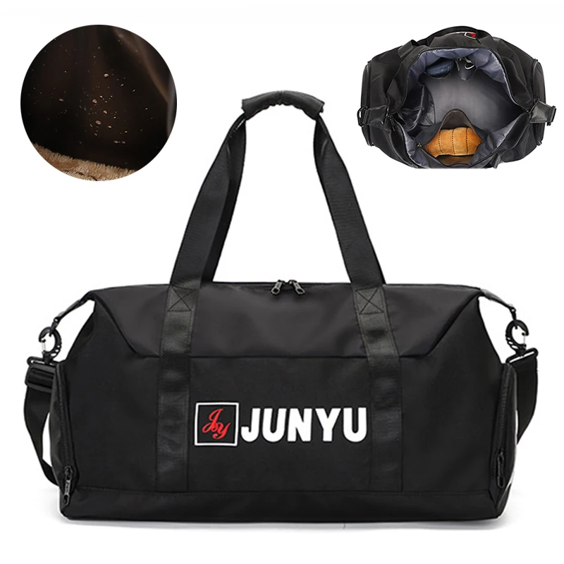 

Fitness Bag Sports Bag Large Capacity Portable Travel Shoulder Bag Luggage Bag Dry Wet Separation with Shoes Comparent 2021