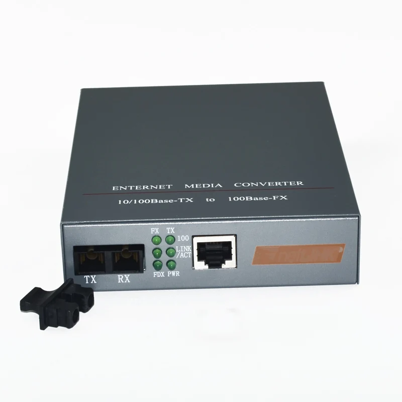 1 шт. HTB 1100S 25KM оптический медиа конвертер 10/100 Мбит/с RJ45 мульти режим дуплекс