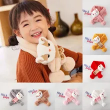 Шарф, Новое поступление года, зимний лоскутный унисекс модный кошачий шарф, детский теплый шарф для улицы, детский шейный платок, детский шарф# D13