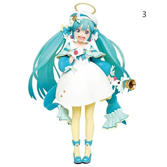 3With box Lensple Taito Project Diva Hatsune Miku 2-й сезон зима Рождество супер премиум зимняя одежда гоночный и командный вариант фигурка - Цвет: 3With box