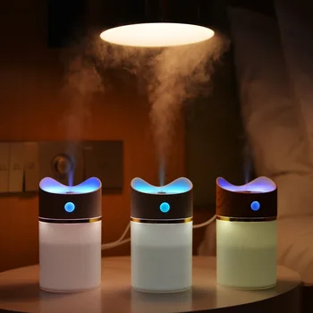 

Sensor Night Light Air Humidifier Candle Romantic Soft Light USB Essential Oil Diffuser Car Purifier Aroma Anion Mist Maker