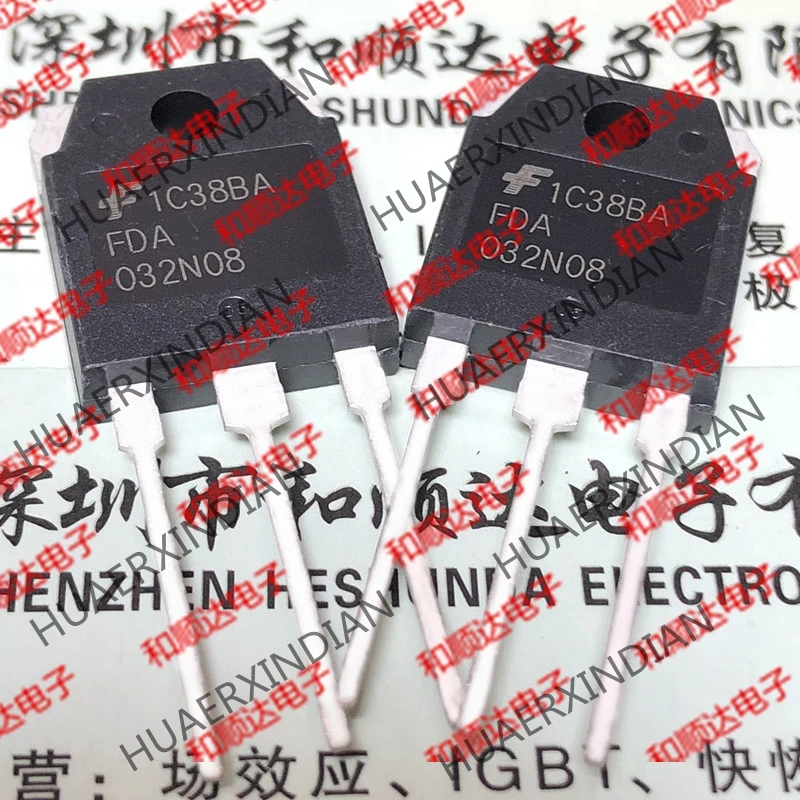 5 шт., новые оригинальные кнопки FDA032N08 TO-3P 75В 235A на