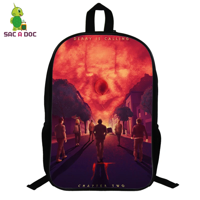 14,5 дюймов Mochila IT Horror Movie рюкзак "Клоун" школьные сумки для девочек и мальчиков-подростков, маленький рюкзак, дорожные сумки через плечо - Цвет: 21